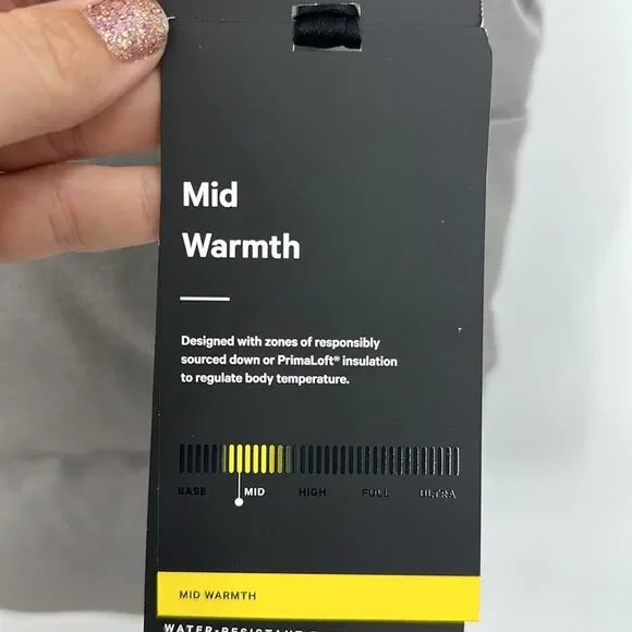 Lululemon Mens‎ Wunder Puff Vest Tech Canvas NWT Sz L Mid Warmth in Gull Gray - Picture 7 of 13